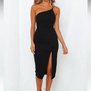NWT | Hello Molly Black Midi Dress | Size 6